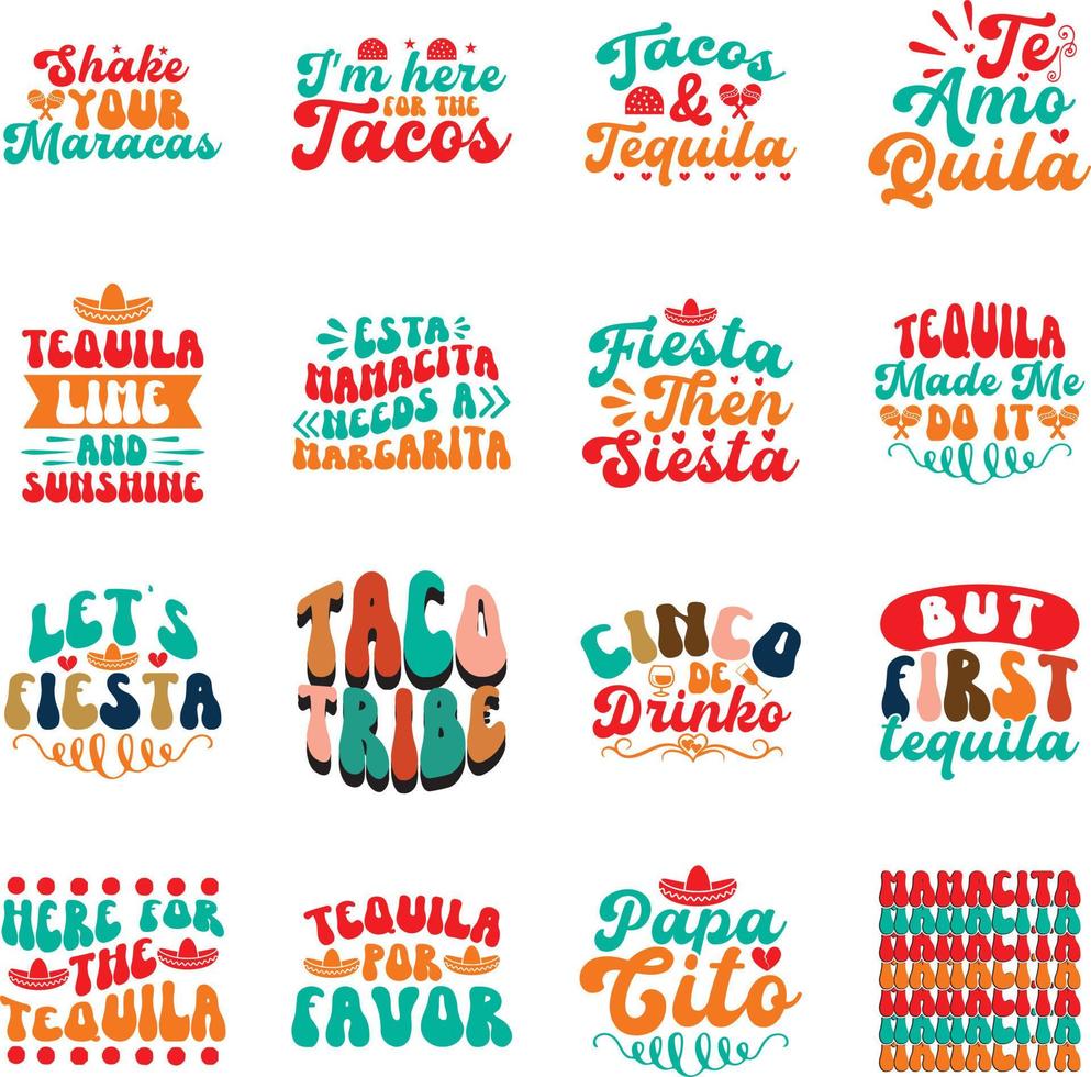 Cinco De Mayo svg Bundle ,Cinco De Mayo t-shirt bundle vector