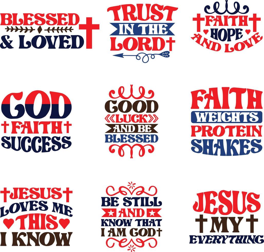 Christian Svg Bundle ,Christian t-shirt bundle vector