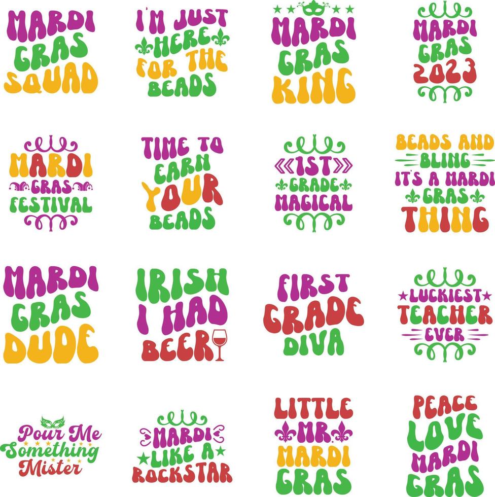 Mardi Gras  svg Bundle ,Mardi Gras   t-shirt bundle vector