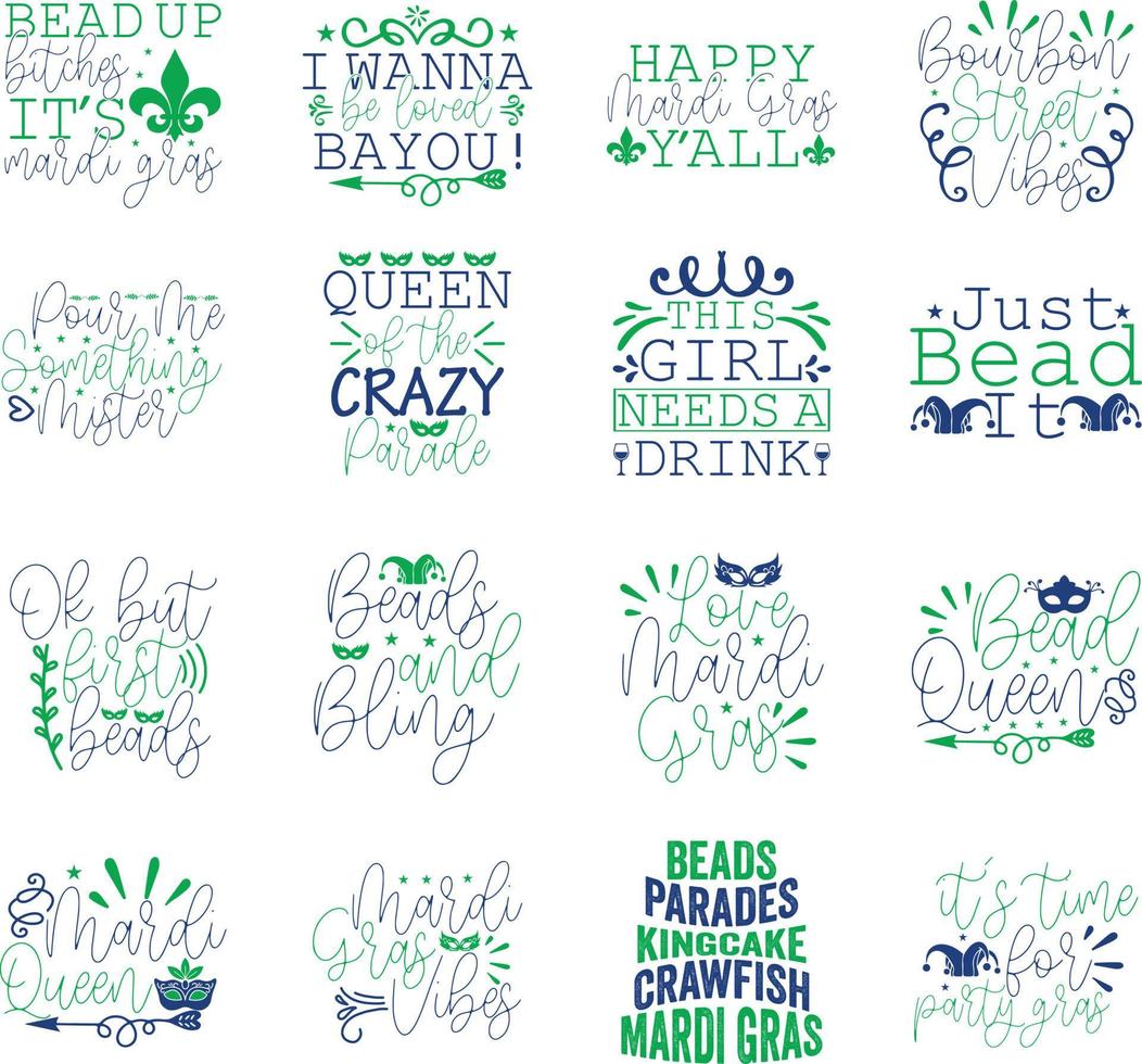 Mardi Gras  svg Bundle ,Mardi Gras   t-shirt bundle vector