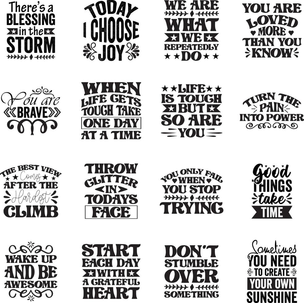 Inspirational svg Bundle ,Inspirational  t-shirt bundle vector