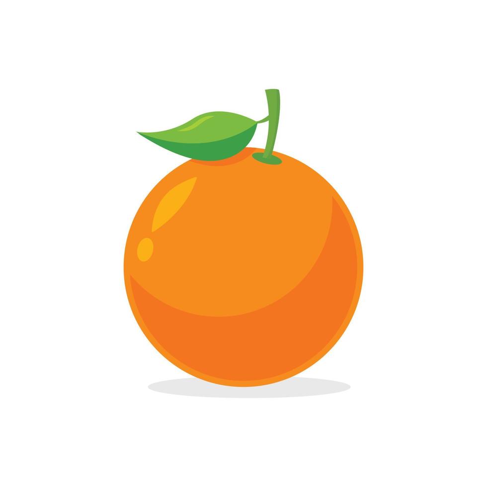 Ilustración de vector de fruta naranja