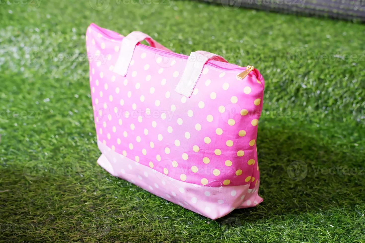 beautiful ladies bag as a background photo