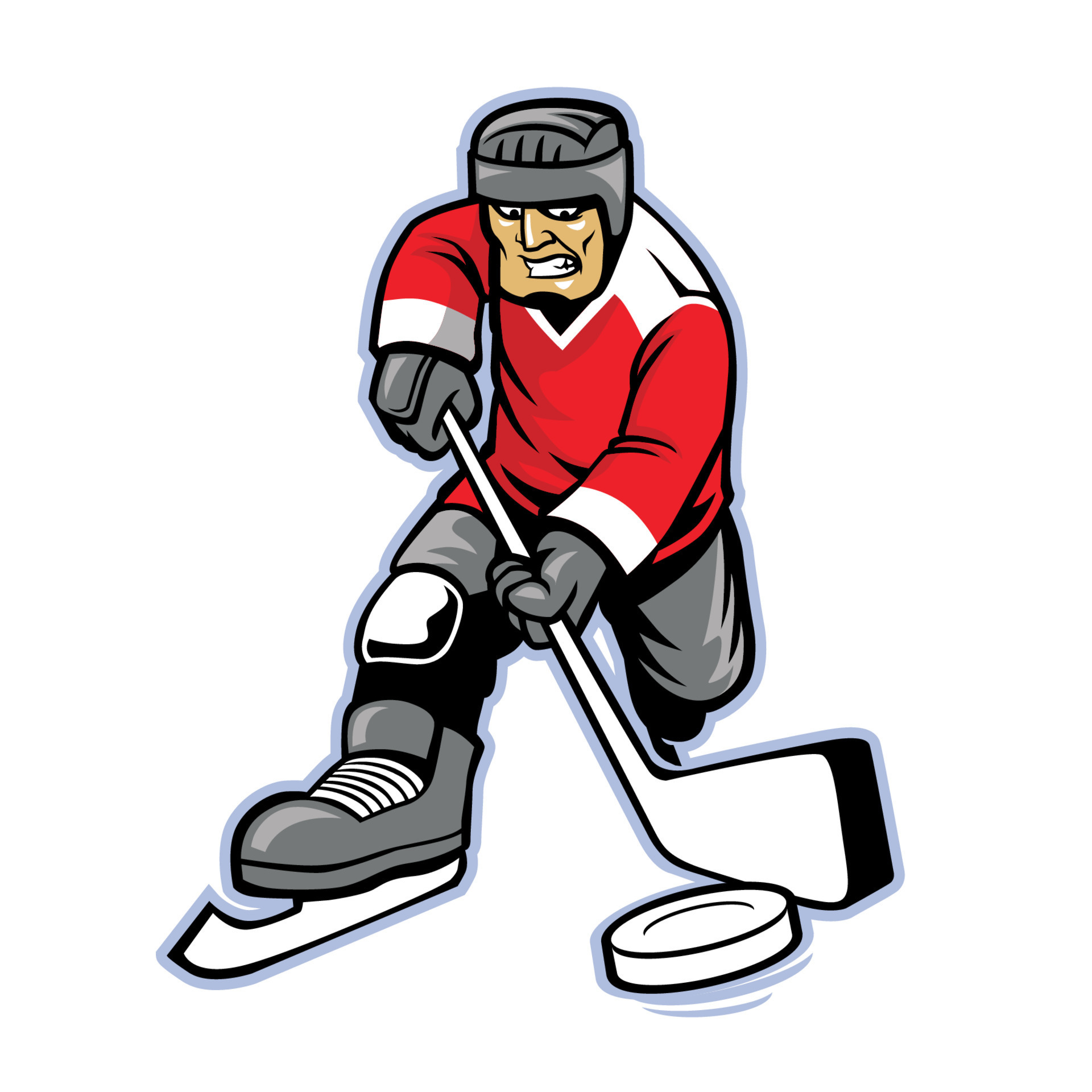 ice hockey player 18919476 Vector Art at Vecteezy