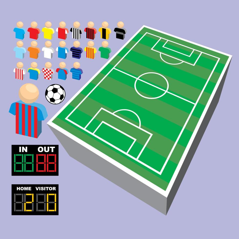 collection of soccer vector