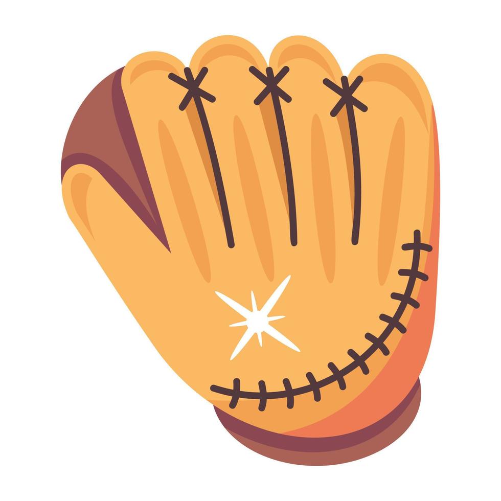 Trendy Baseball Glove vector