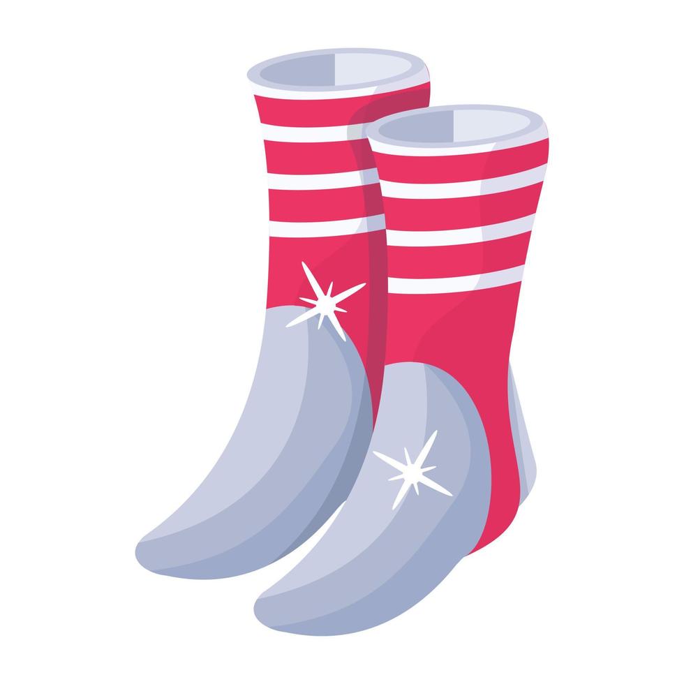 Trendy Stirrup Socks vector