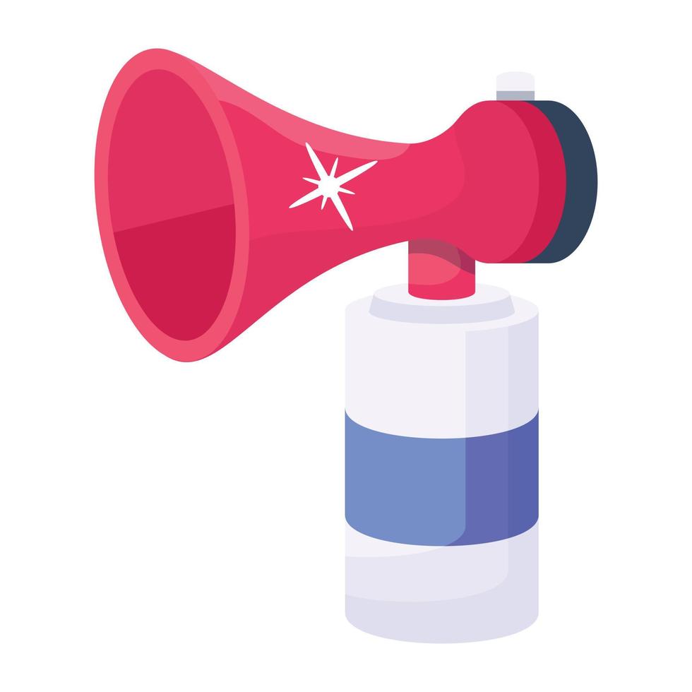 Trendy Air Horn vector