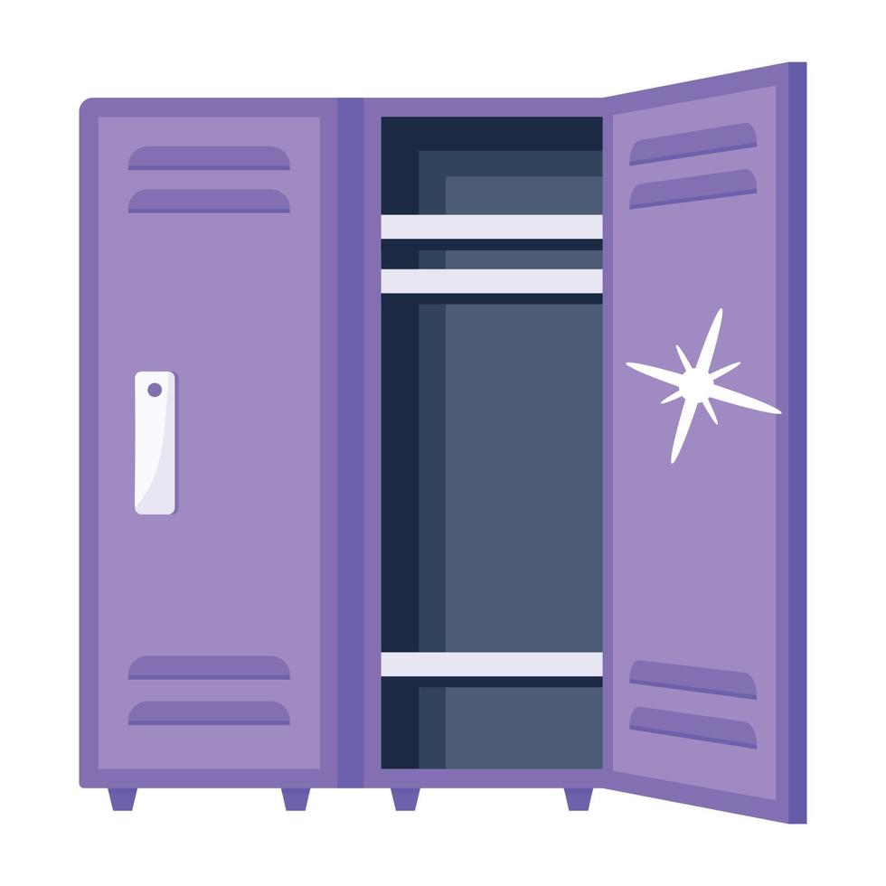 Trendy Lockers Concepts vector