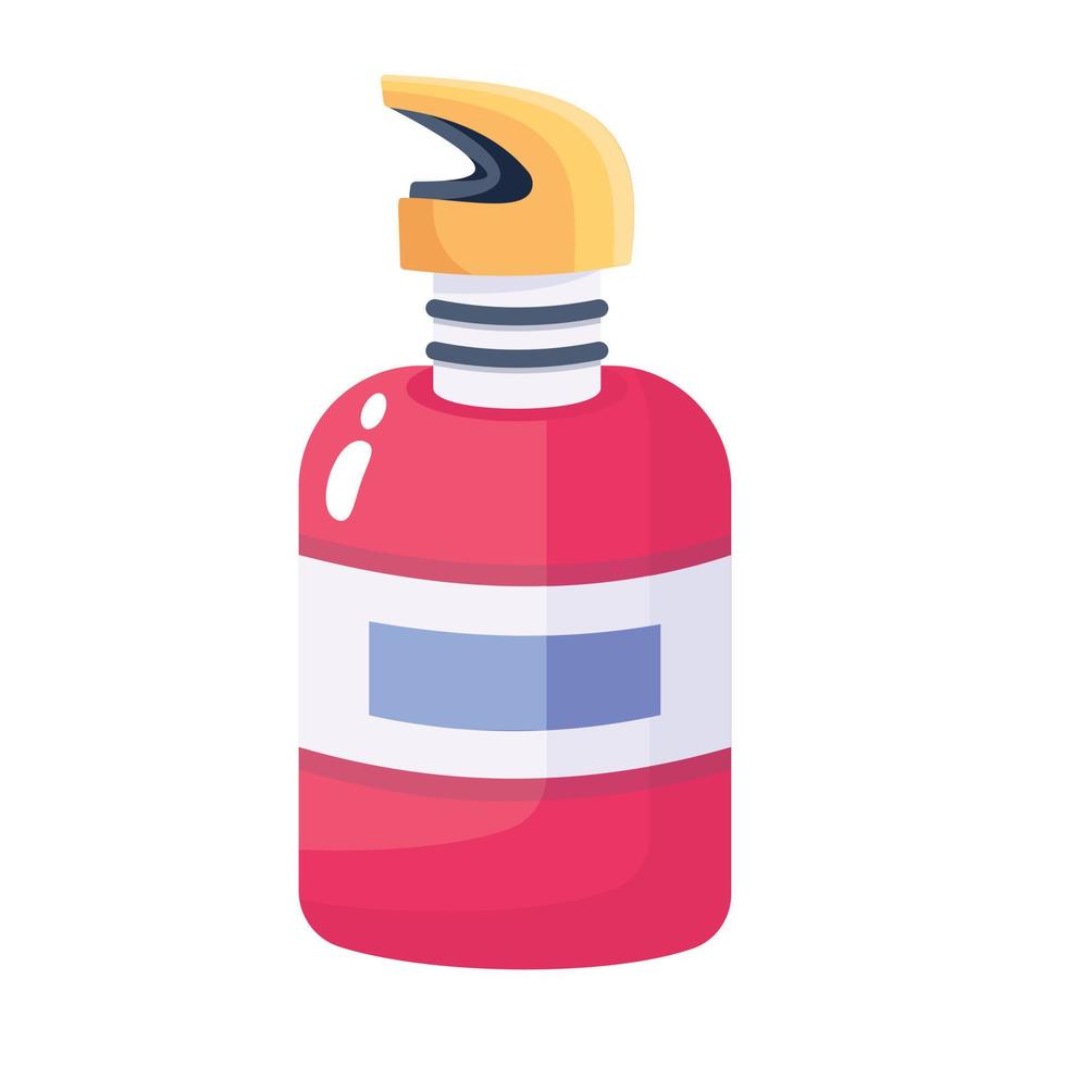 Trendy Sports Bottle vector