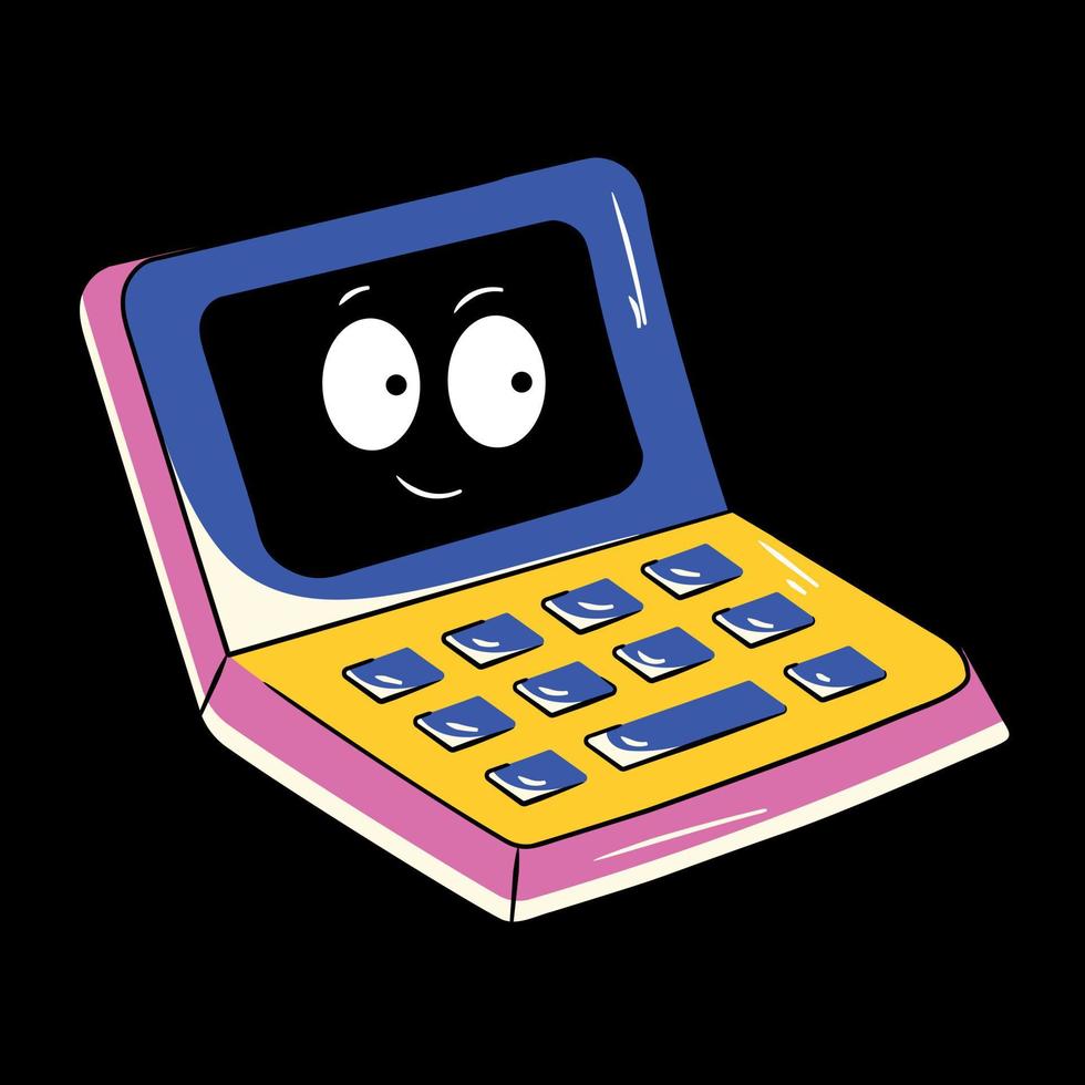 Trendy Laptop Concepts vector