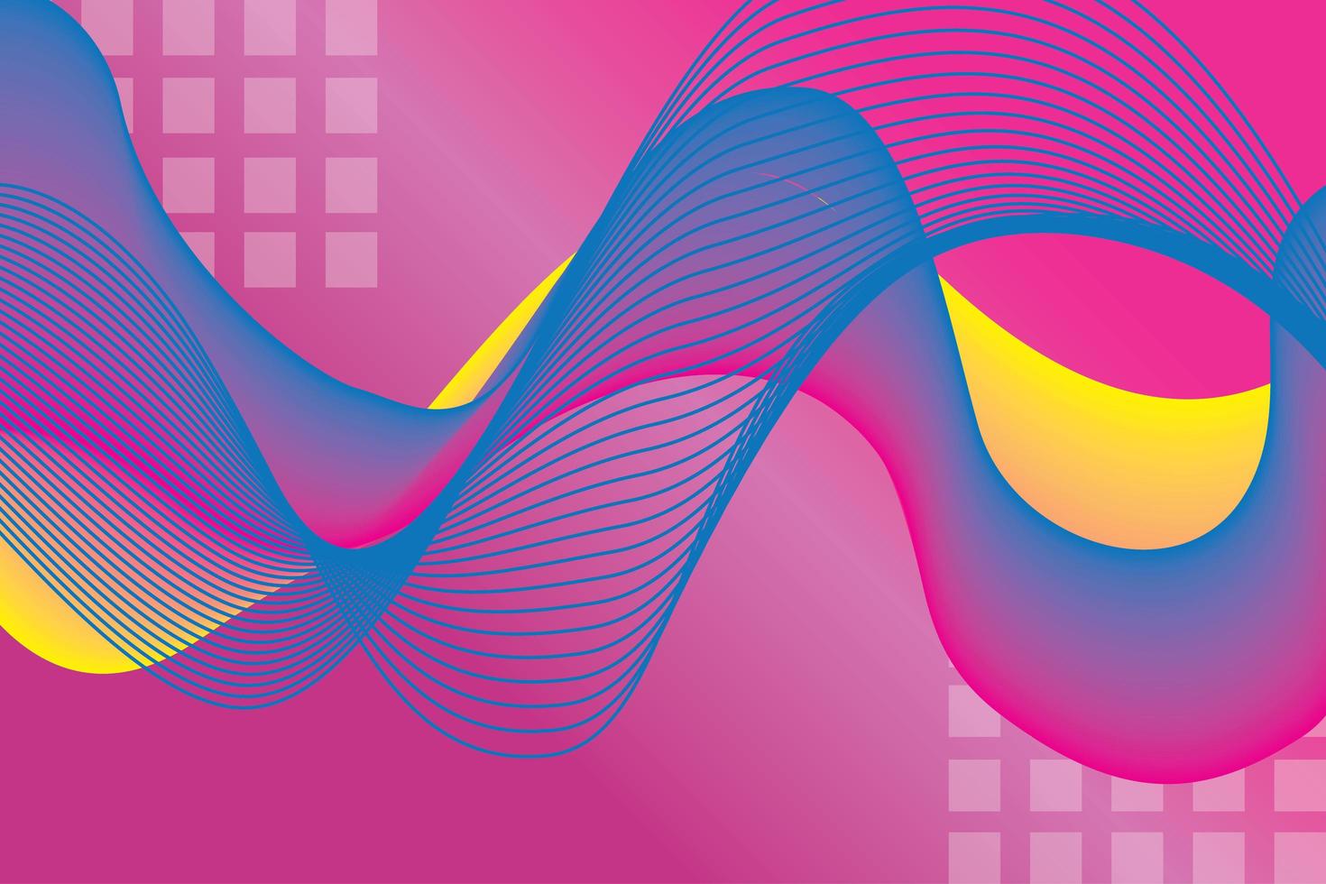 colorful gradient wave Abstract background. Modern poster with gradient 3d flow shape. Innovation background design for landing page. Vector photo
