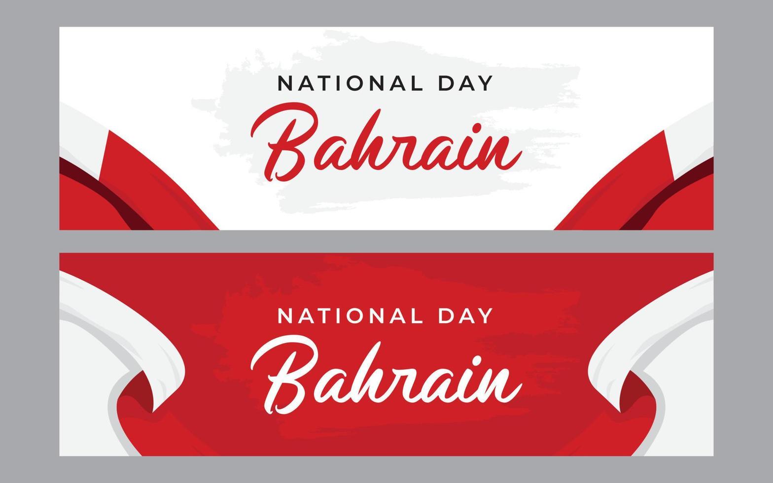 Bahrain national day design template vector