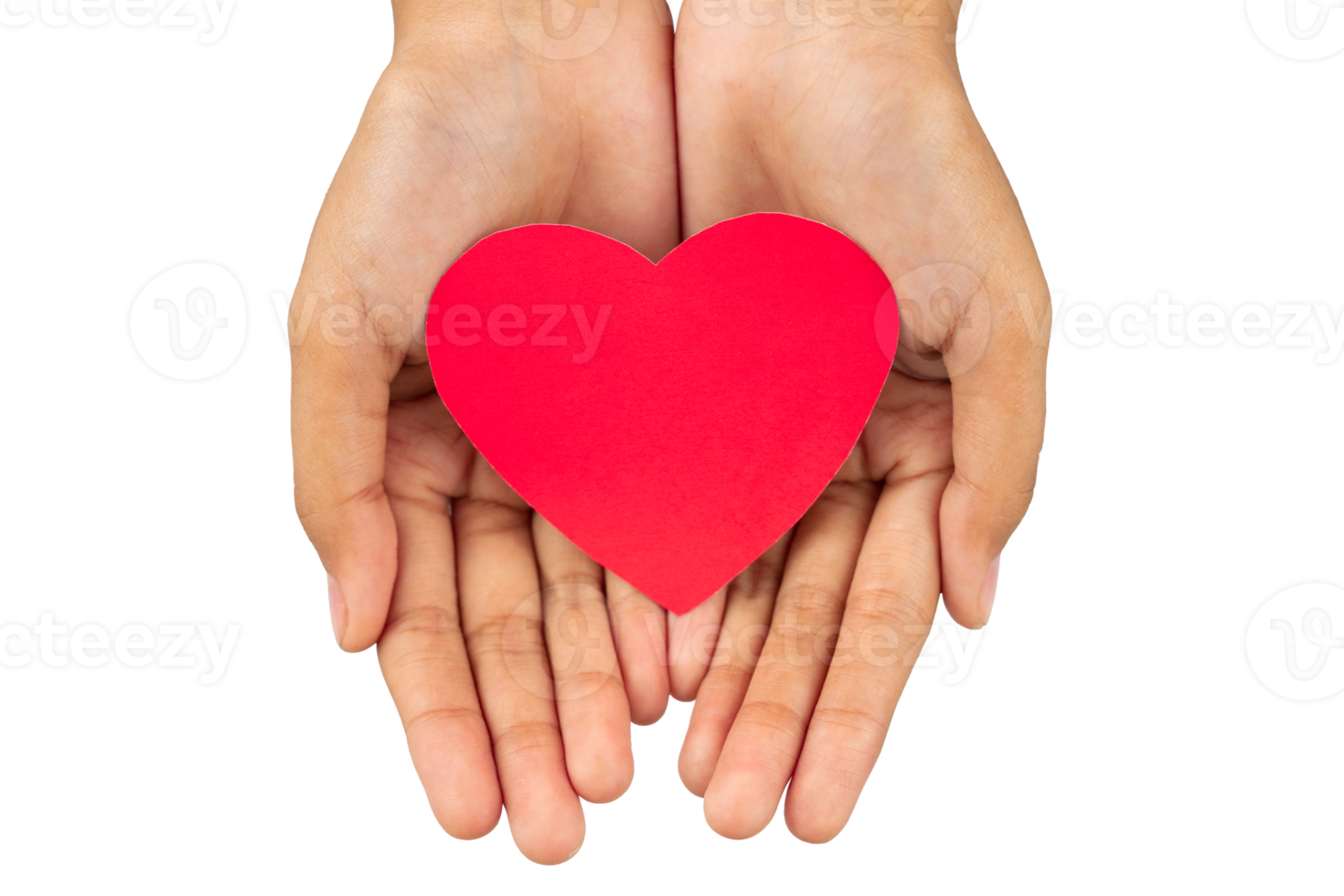two hands holding heart shape png