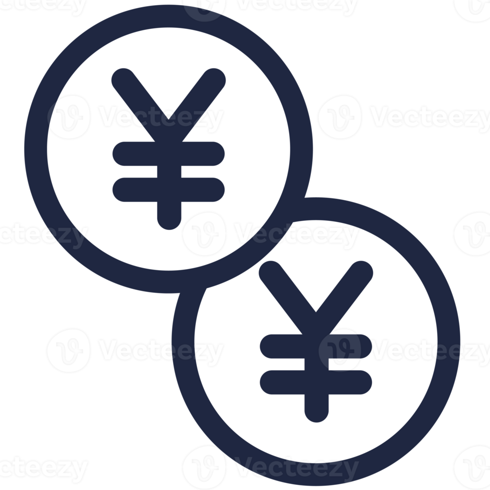 yen coins icon png