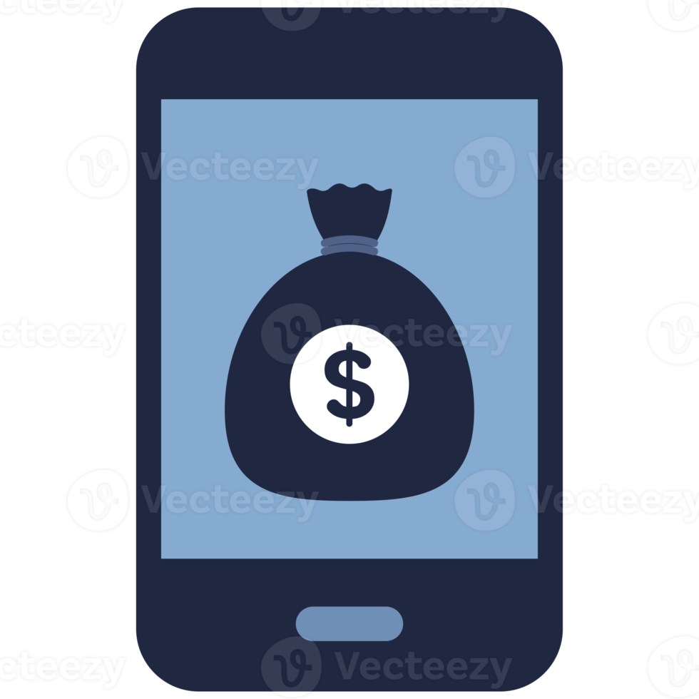 icono plano de la aplicación de ahorro de dinero png