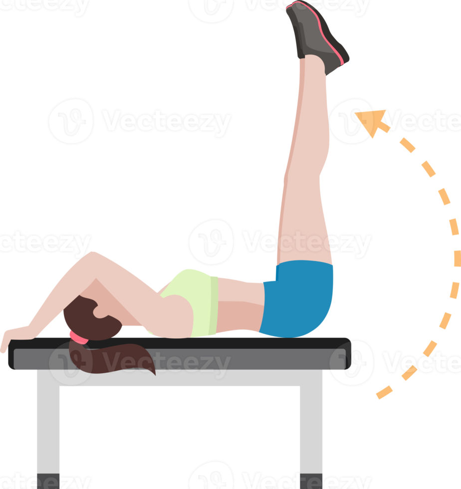 Woman workout fitness png