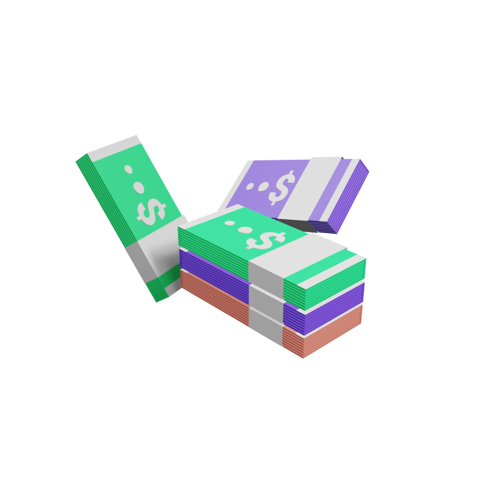 icono de dinero 3d con fondo transparente, perfecto para el diseño de plantillas, ui o ux y más. png