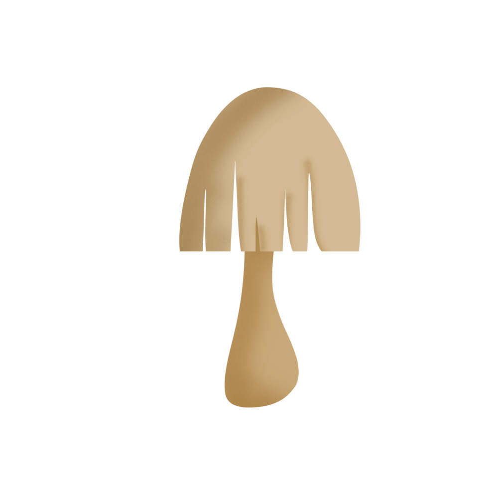illustration de champignon vénéneux doodle art png