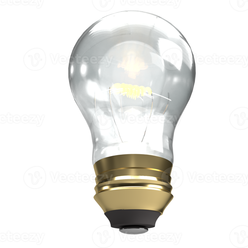 The light bulb for business or idea png image