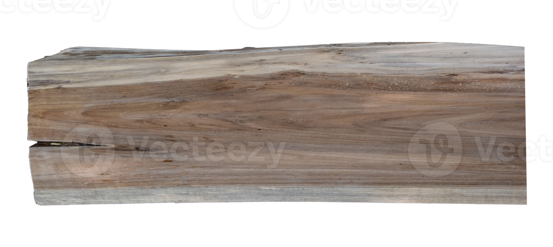 wood plank isolated on transparent background PNG file