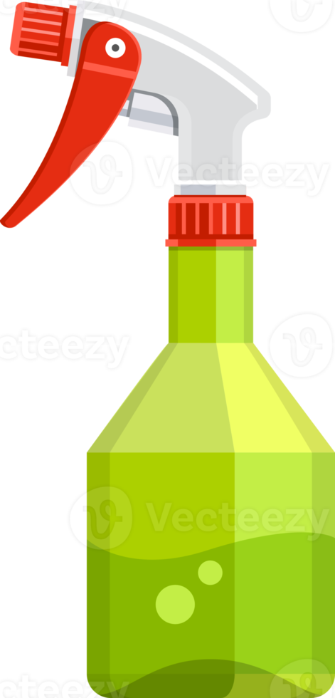 foxy spray bottle flat color png