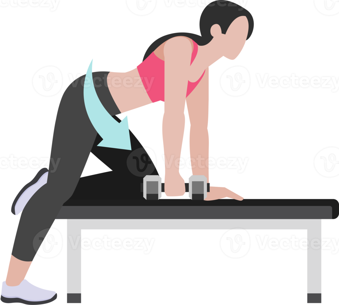 woman workout fitness and exercises png