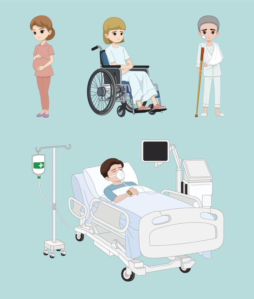 design of various patient character vector