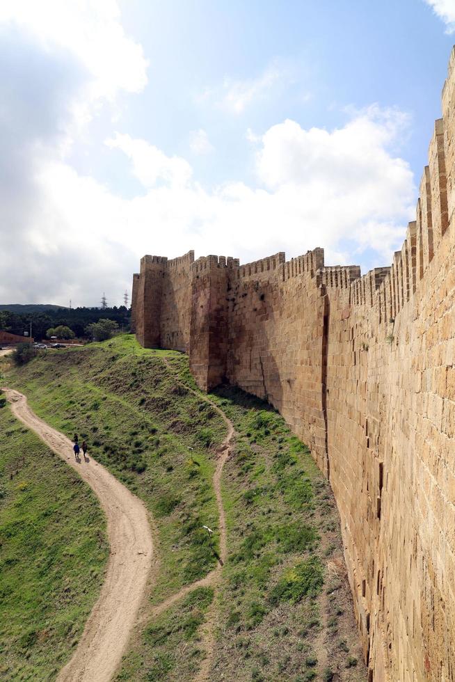 daguestán.rusia.septiembre 16 2022.derbent.antigua ciudadela preárabe naryn-kala murallas. foto