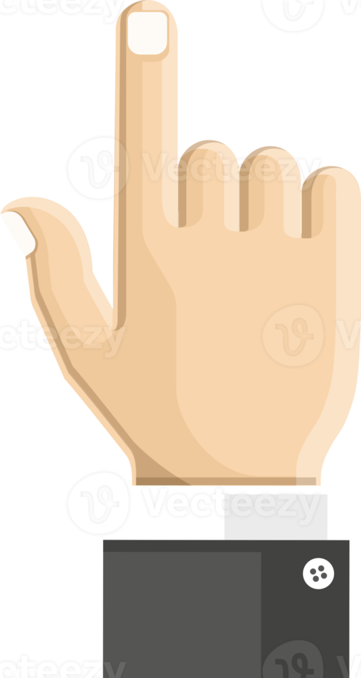 point finger hand business png