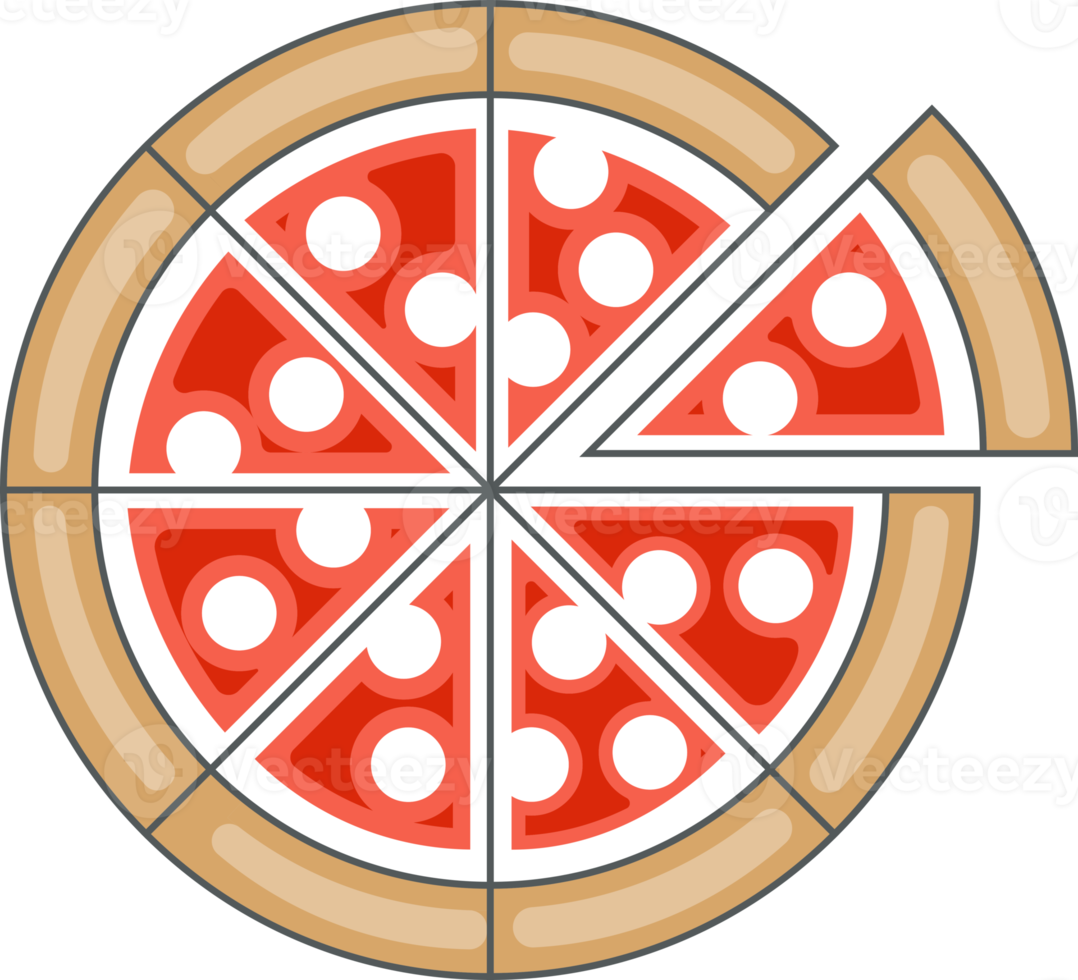 Pizza simbolo colore png