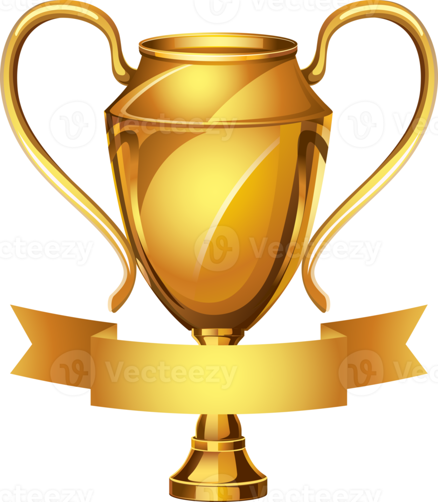 goldene Trophäenauszeichnung png