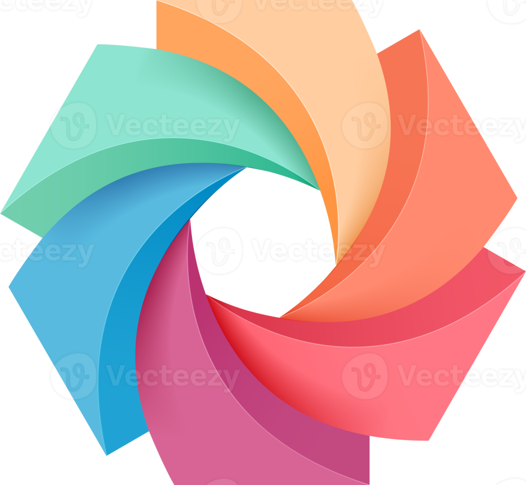 abstract color element shape png