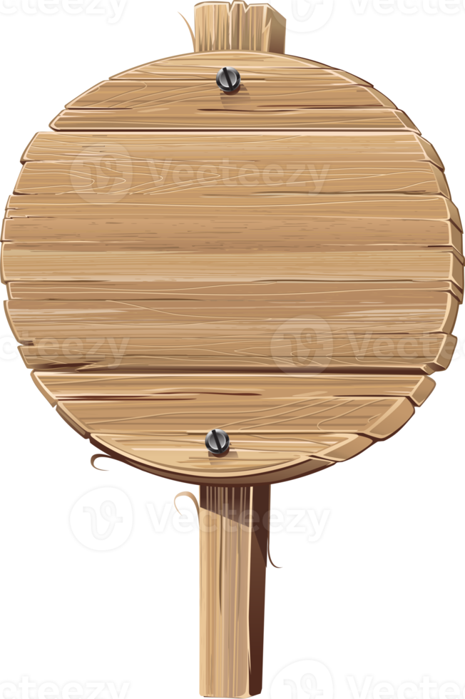 ilustración de letrero de madera png