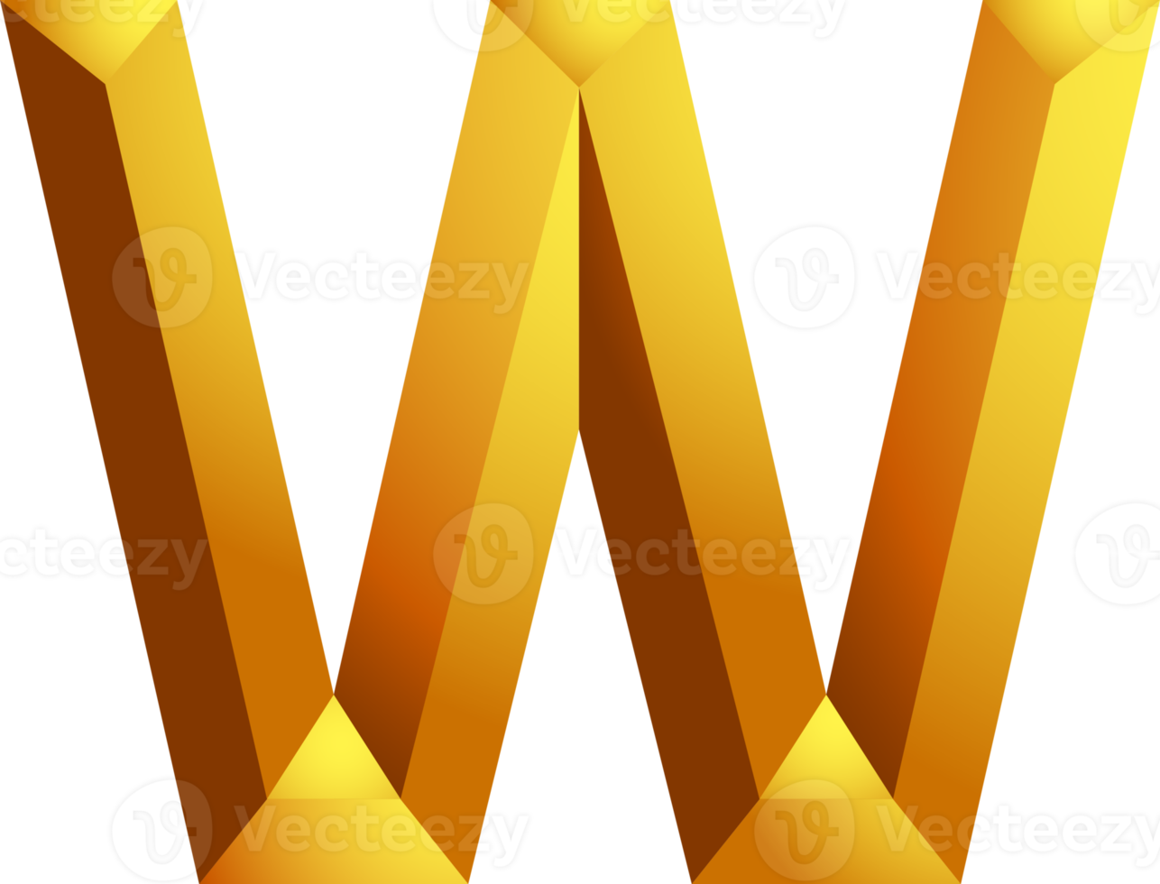 Alphabet gold colour png