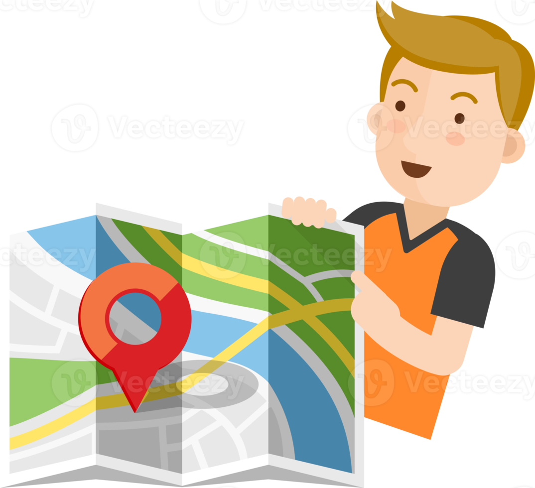 Travel guide illustrations png