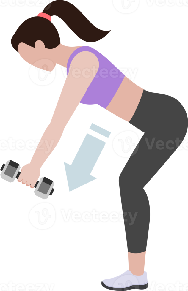 woman workout fitness and exercises png