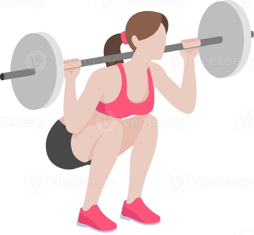 Woman workout fitness 18923523 PNG