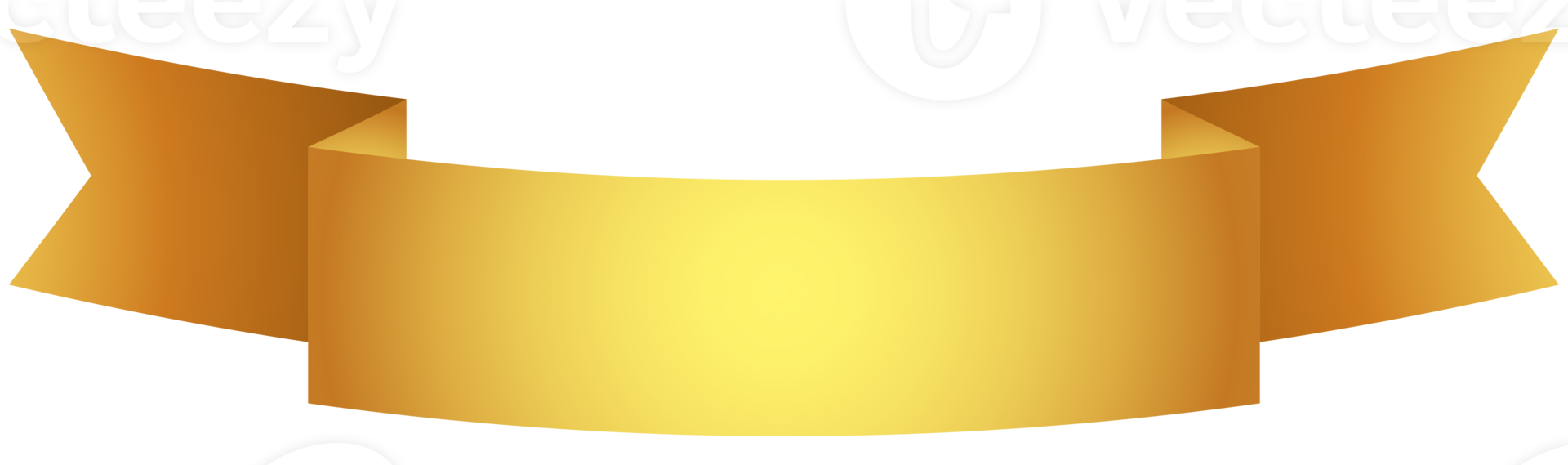Gold Ribbon Banner Clip Art