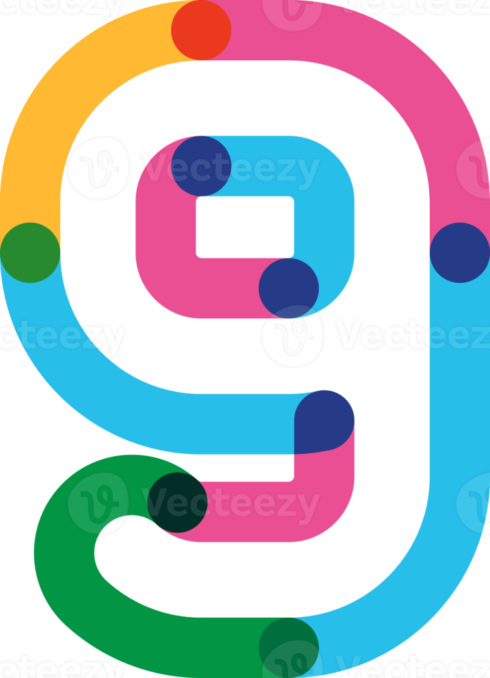Alphabet line transparent color font style png