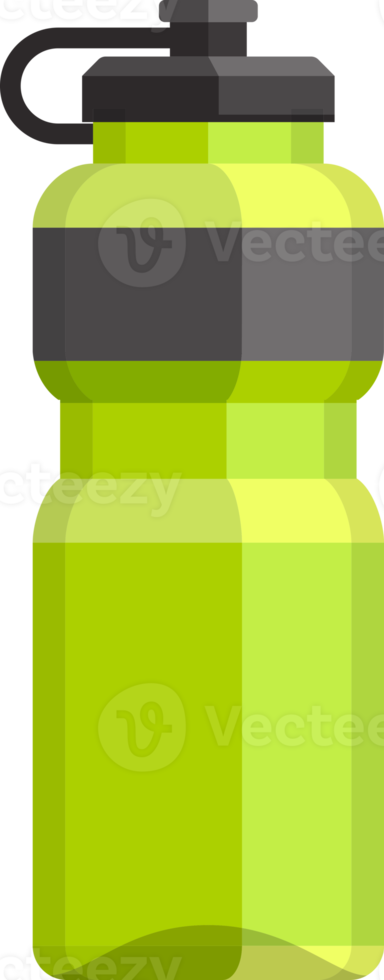 cycling water bottle flat color png