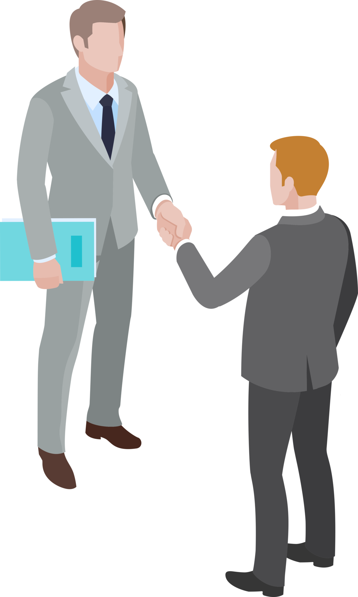 business people flat color 18923706 PNG