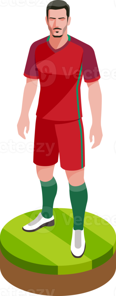 Soccer football player png
