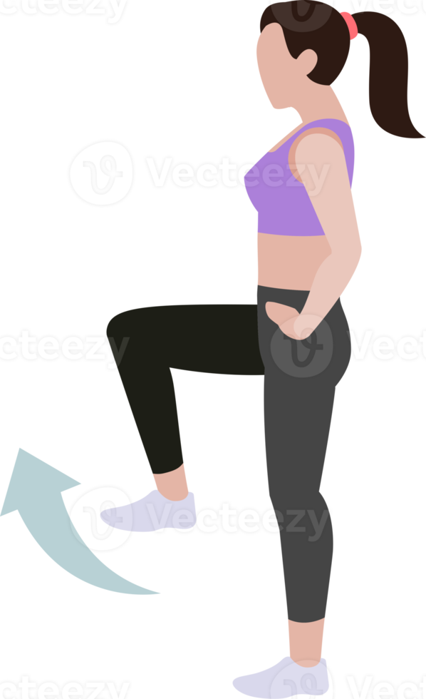 woman workout fitness and exercises png