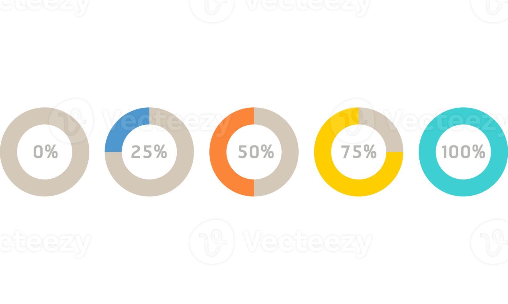 symbole de couleur infographique png