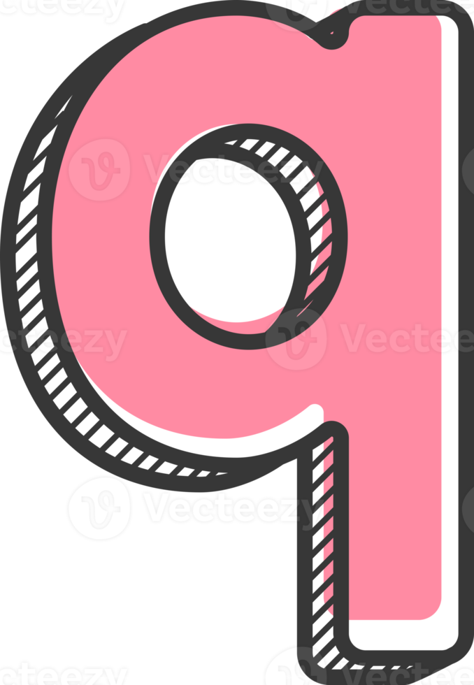 alfabet markeerstift kleurrijk tekening doopvont stijl png