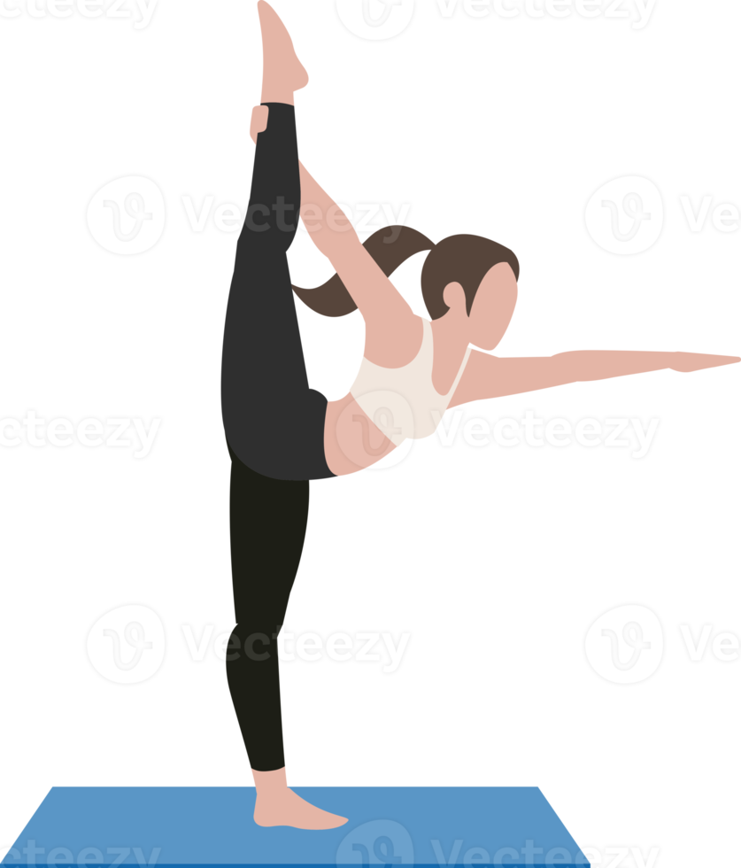 Yoga postures exercises png