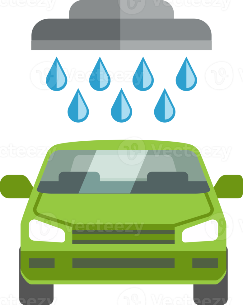 car wash service flat icon png