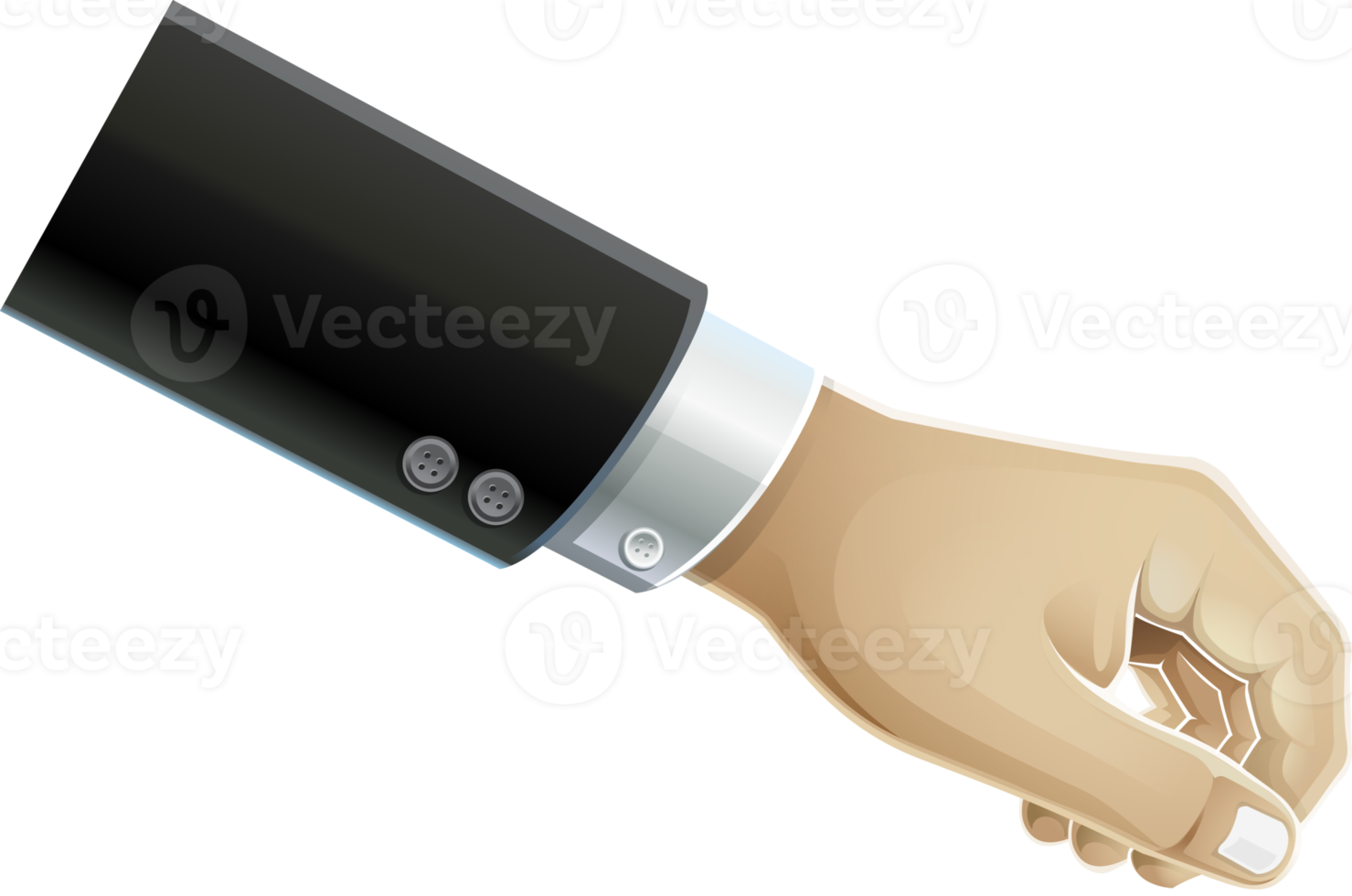 Businessman hand symbol 18924031 PNG