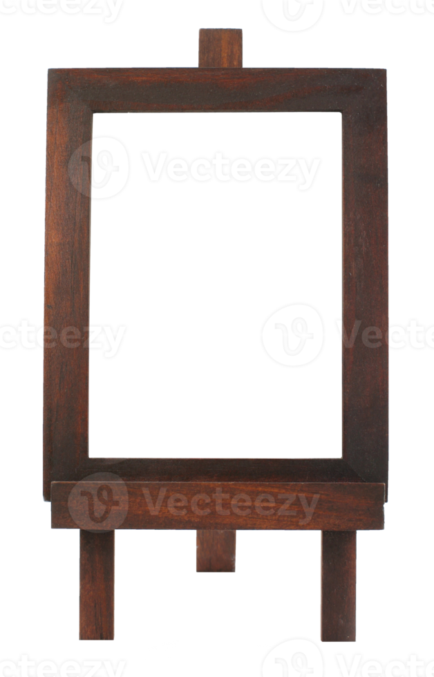 Small wooden easel frame 18924033 PNG
